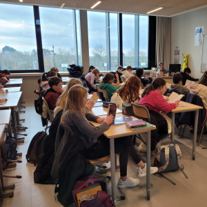 Retour au calme avant de débuter un nouveau cours